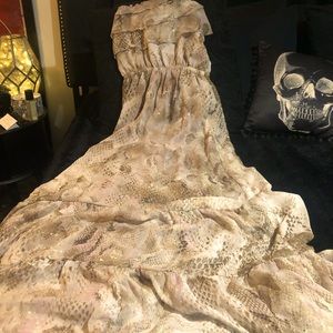 Express NWT Snakeprint Maxidress